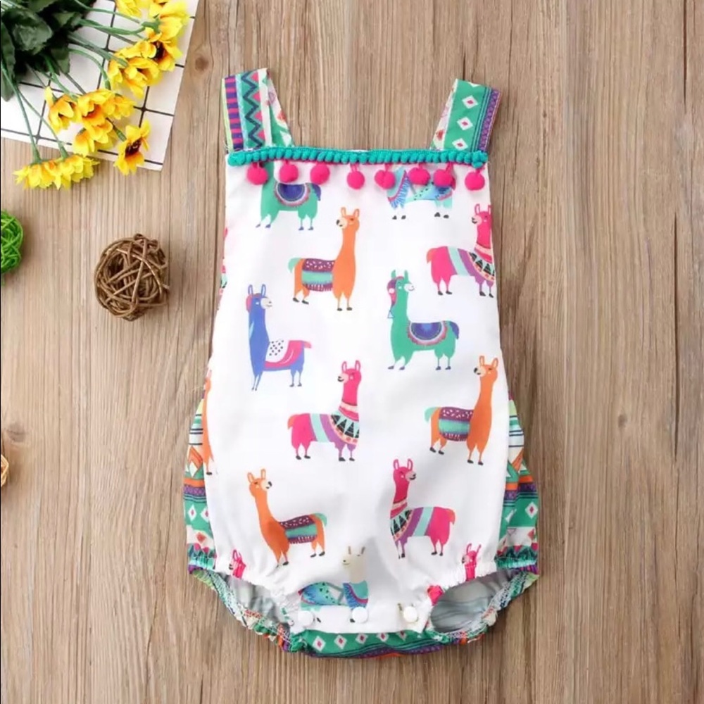 Alpaca Toddler Romper